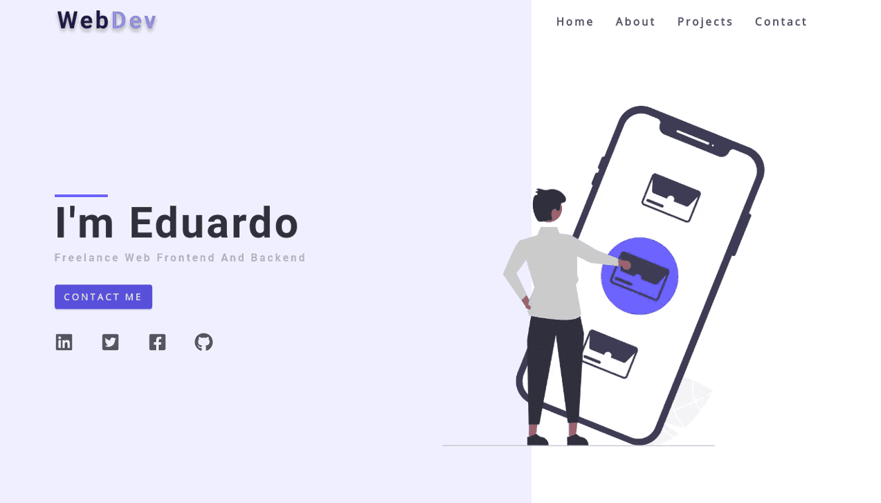 App de portfolio